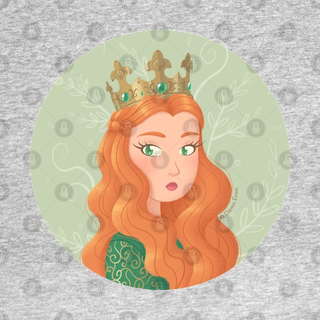 Irish queen by SilveryDreams